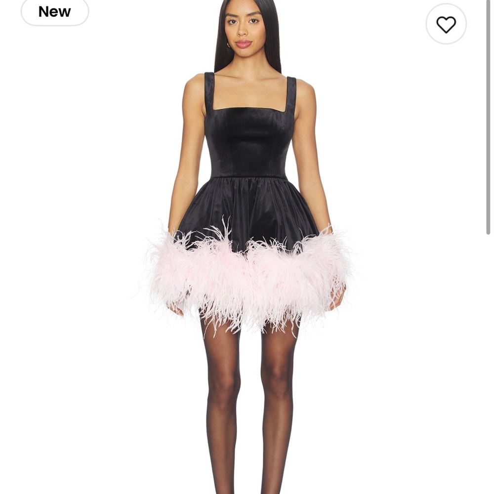 Avery Mini Dress Bronx and Banco XS SOLD OUT Feather pink PFW 2025 XS
